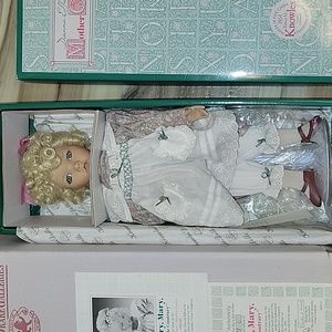 NWT "Mary Mary Quite Contrary" Mother Goose Porcelain Doll